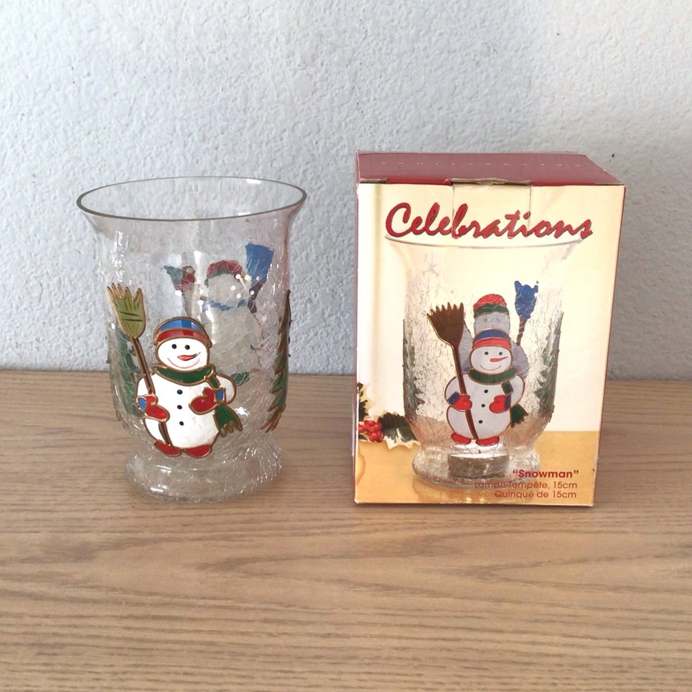 Celebrations 6" Snowman Hurricane